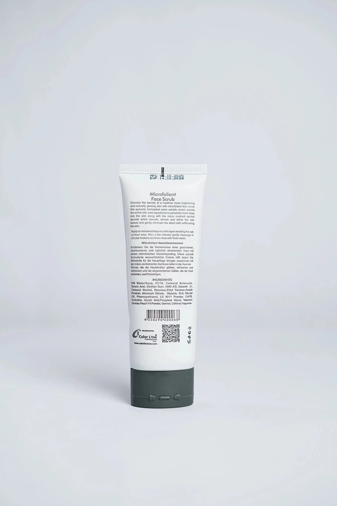 Derma Clear Microfoliant Face Scrub (100 ml) - Colorline Cosmeceutical