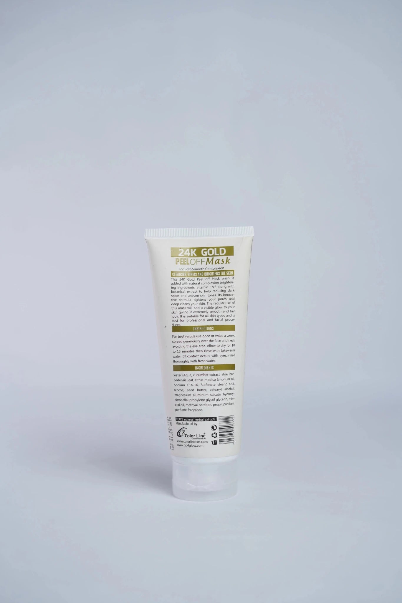 Go4Glow 24K Gold Peel Off Mask 200ml - Colorline Cosmeceutical