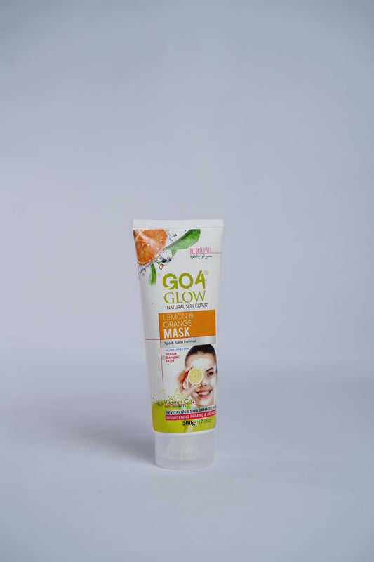 Go4Glow Lemon & Orange Mask (200gm) - Colorline Cosmeceutical