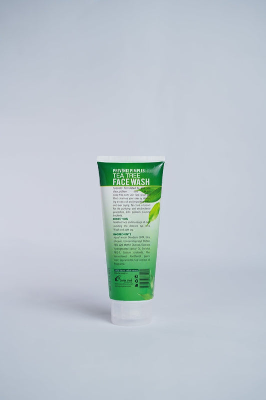 Go4Glow Tea Tree Face Wash (200gm) - Colorline Cosmeceutical