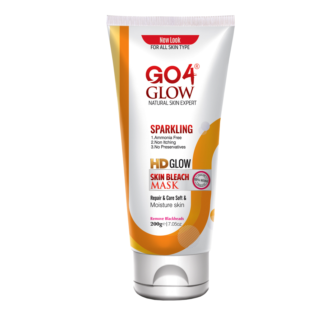 Go4Glow HD Glow Skin Bleach Mask 200ml Colorline Cosmeceutical