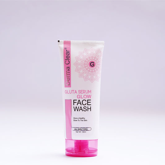 Gluta Serum Glow Face Wash for Bright Skin | Derma Clear 100ml