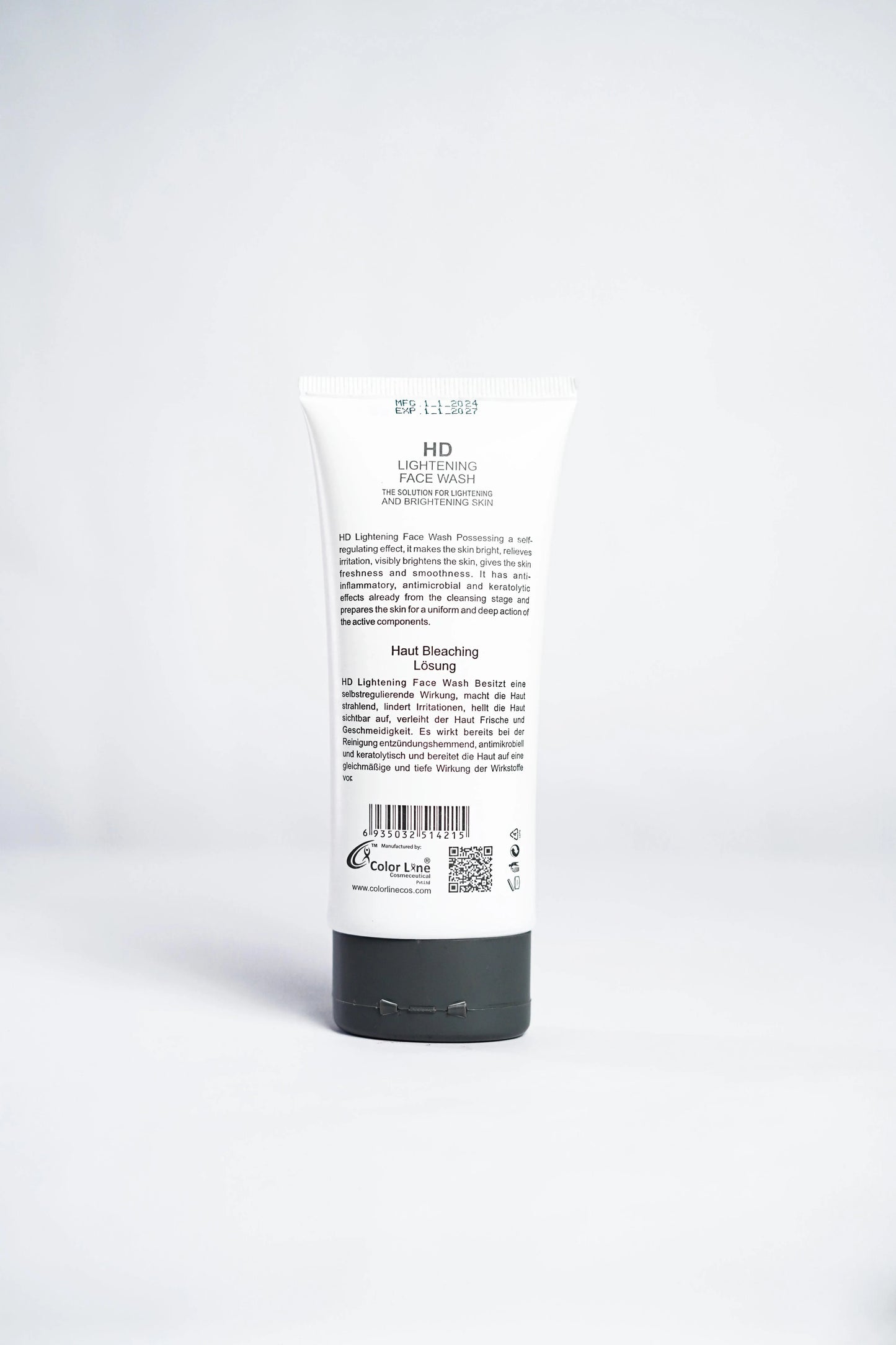 Derma Clear HD Lightening Face Wash 200ml - Colorline Cosmeceutical