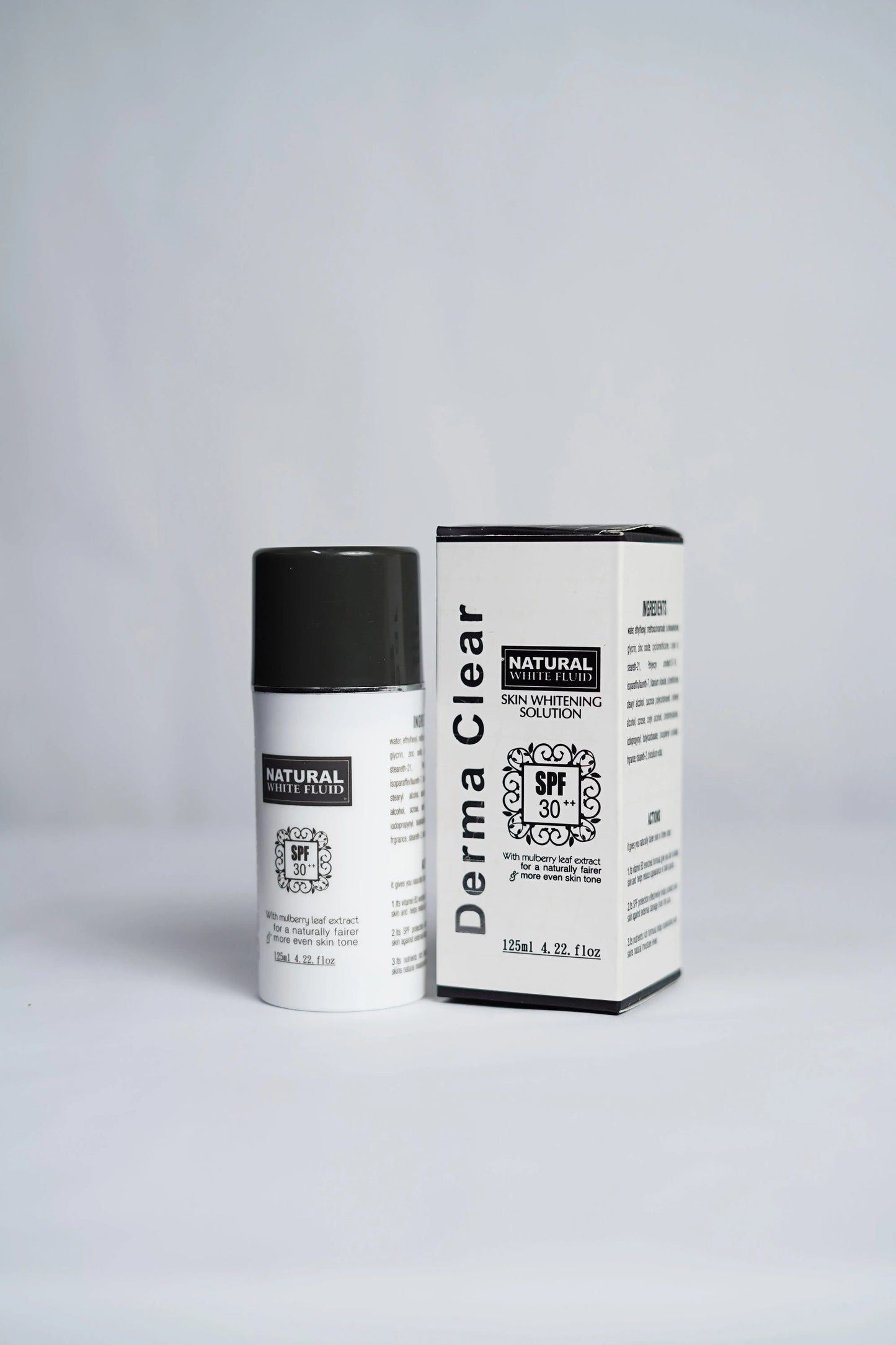 Derma Clear Natural White Fluid (125 ml) - Colorline Cosmeceutical