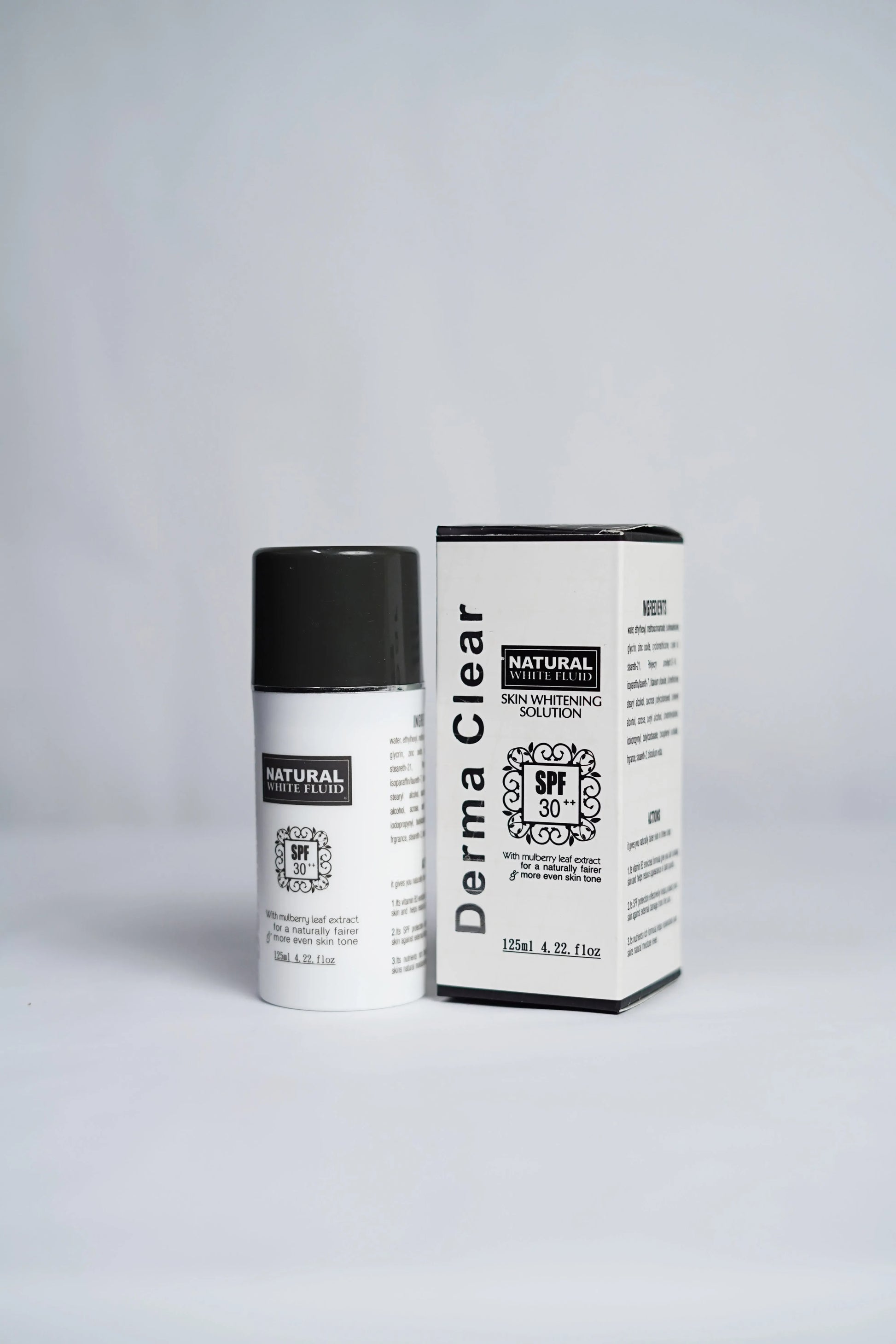 Derma Clear Natural White Fluid (125 ml) - Colorline Cosmeceutical