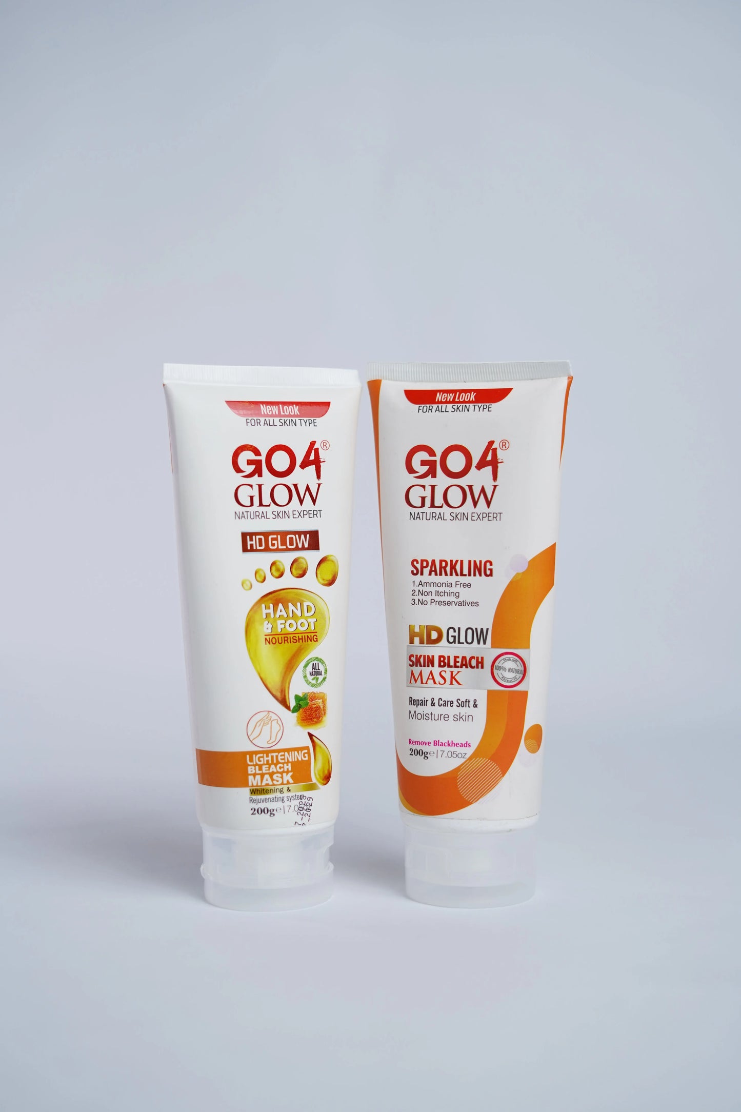 Go4Glow Bleach Mask Set (200gm) 2 Tubes