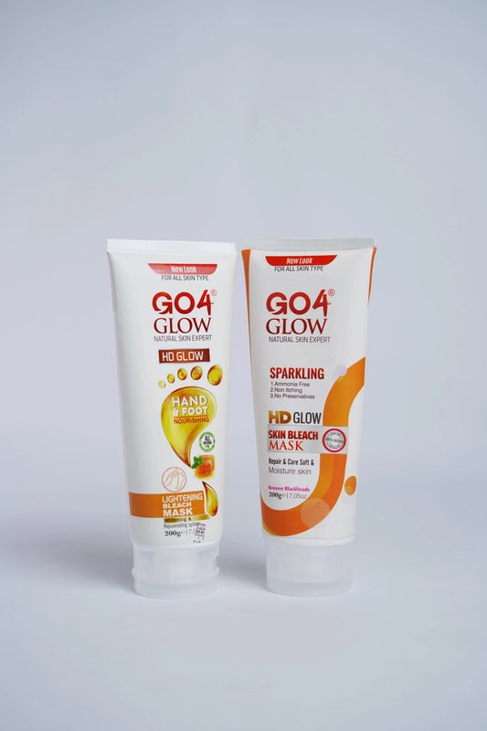 Go4Glow Bleach Mask Set (200gm) 2 Tubes