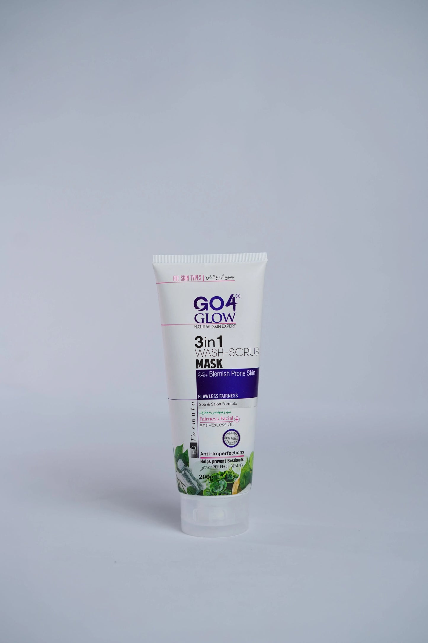 Go4Glow 3in1 (Wash+Scrub+Mask) (200ml)