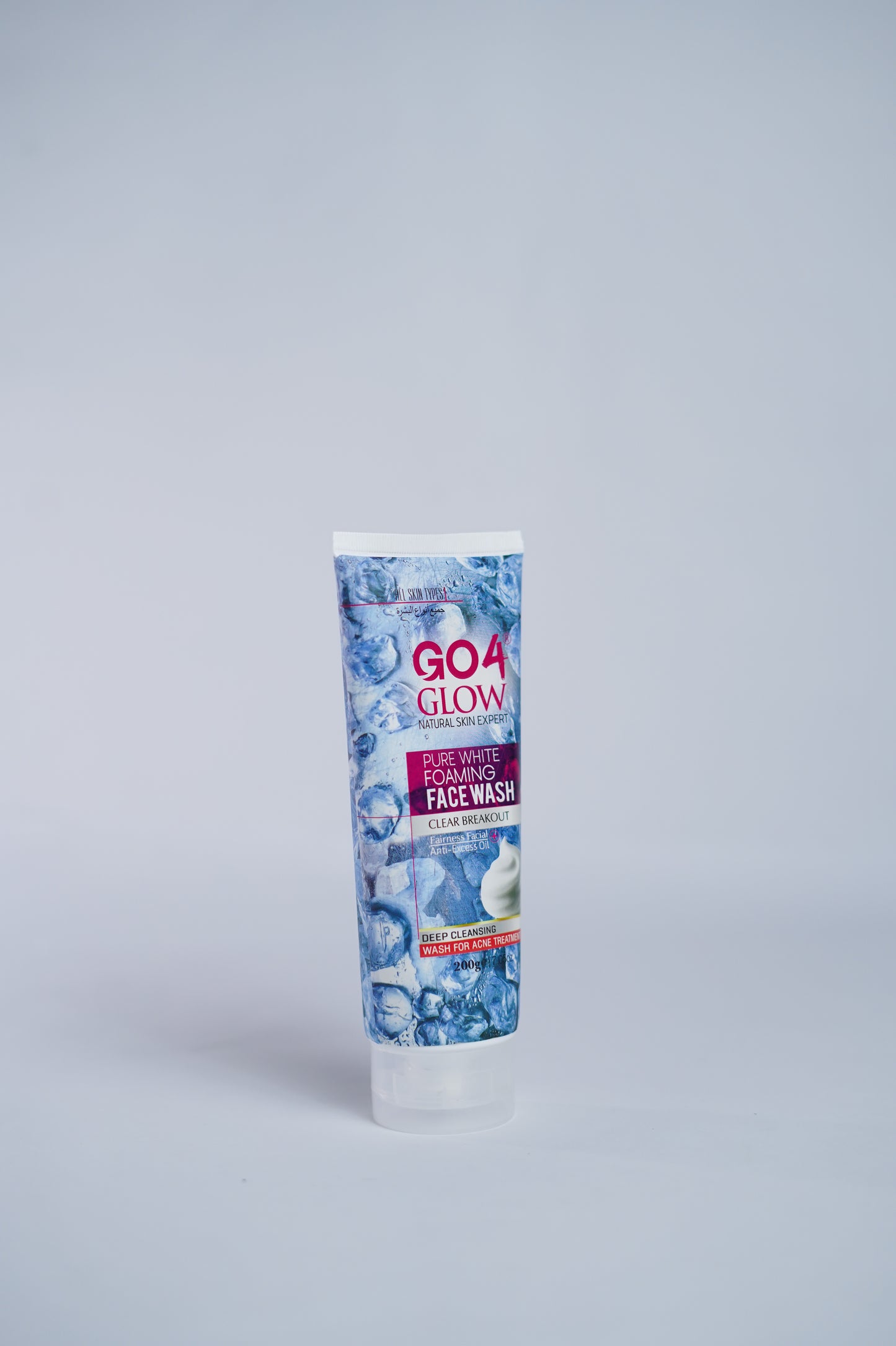 Go4Glow Pure White Foaming Face Wash (200gm)