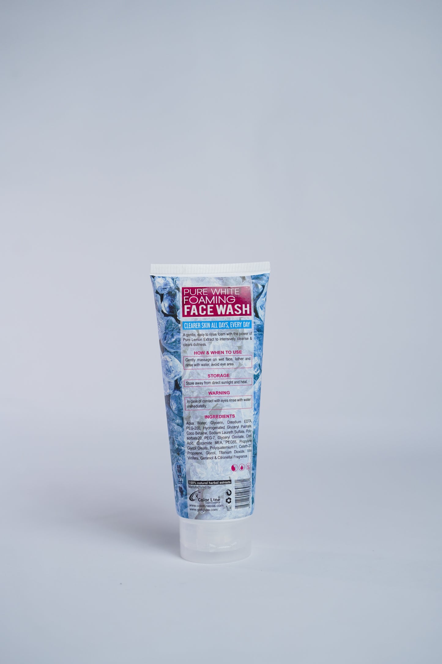 Go4Glow Pure White Foaming Face Wash (200gm)