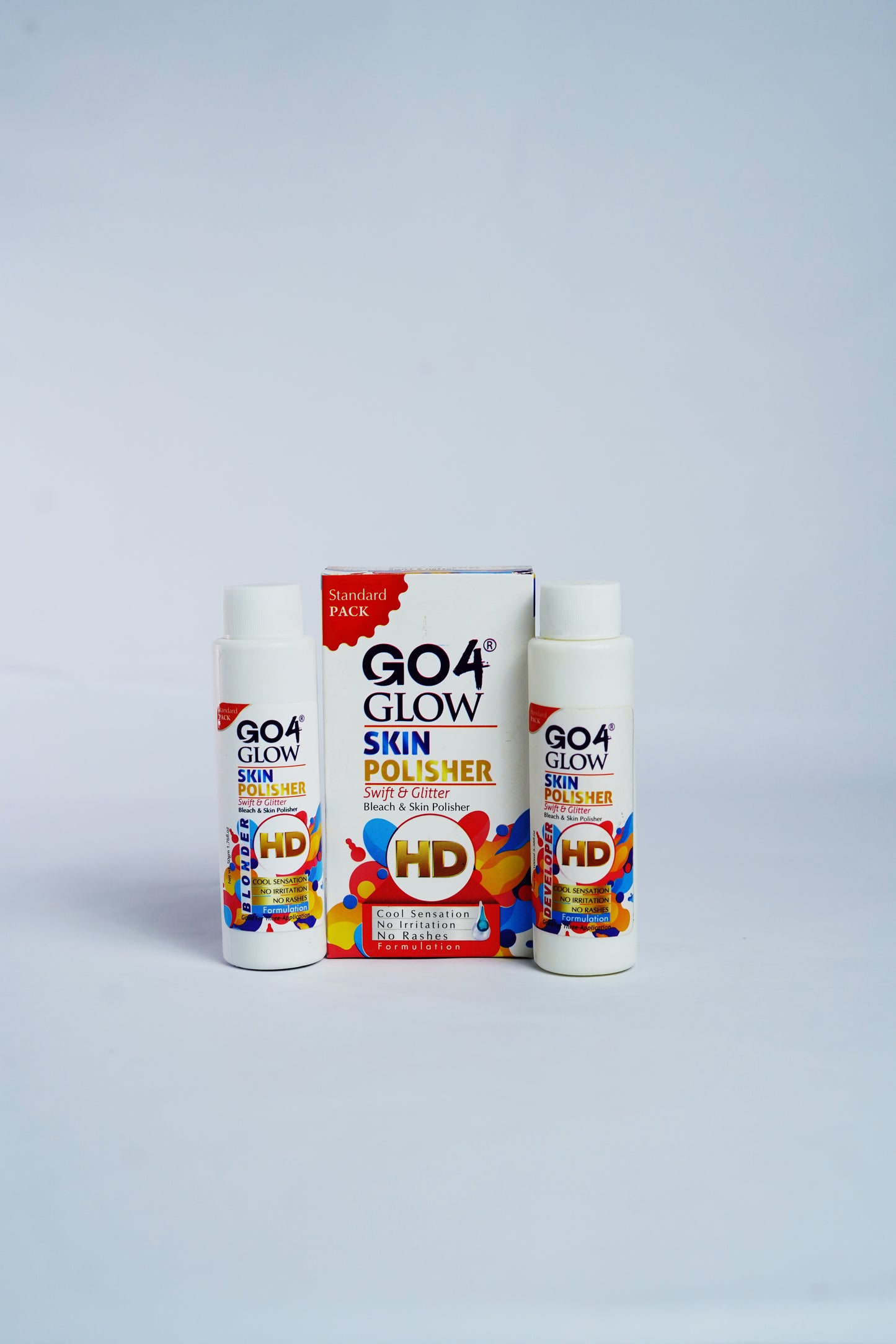 Go4Glow HD Skin Polisher(Blonder/Developer)(60gm/100ml)
