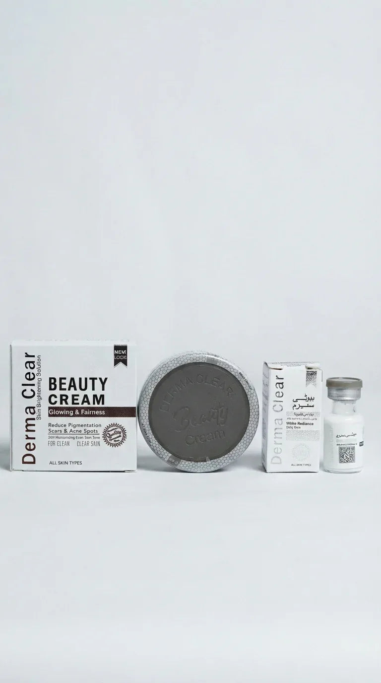 Derma Clear Beauty Cream Set with Serum in Pakistan