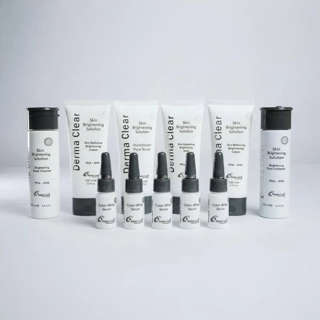 Derma Clear Medium Facial Set With Serum Ampule(100ml/150ml/5ml) - Colorline Cosmeceutical