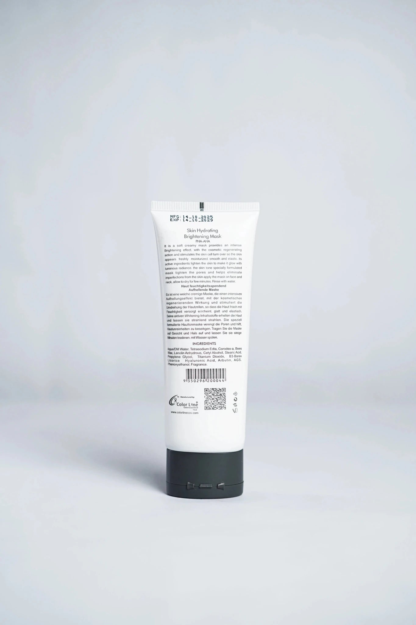 Derma Clear Skin Hydrating Whitening Mask (100 ml) - Colorline Cosmeceutical