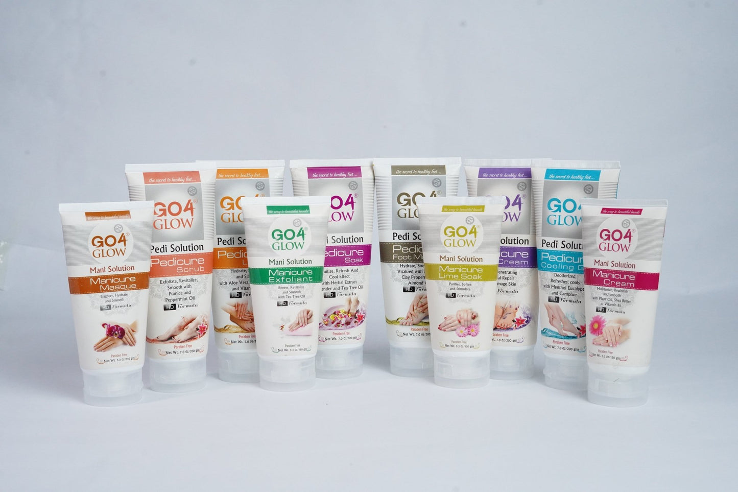 Go 4 Glow Manicure Pedicure Bundle (200ml) - Colorline Cosmeceutical