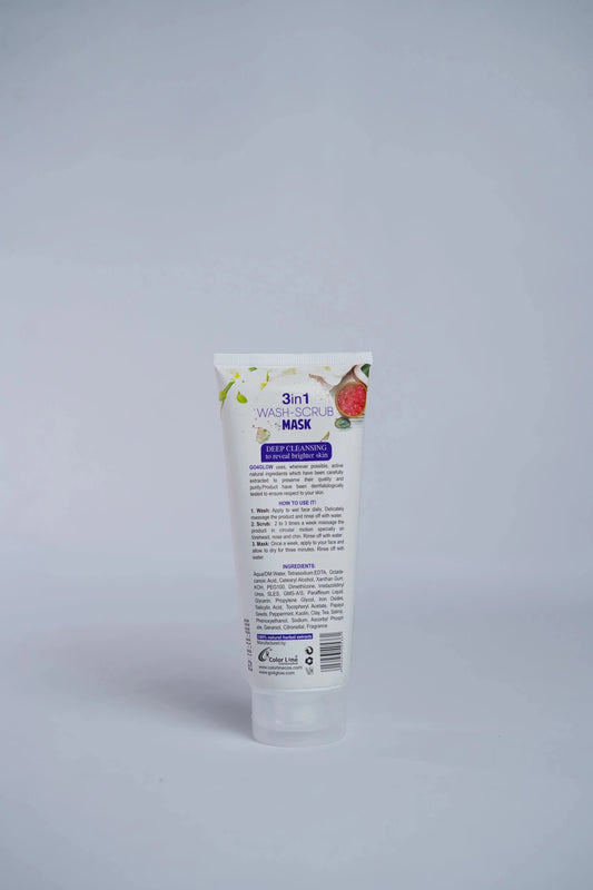 Go4Glow 3in1 (Wash+Scrub+Mask) (200ml) - Colorline Cosmeceutical