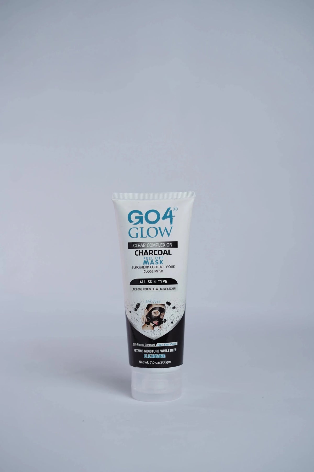 Go4Glow Charcoal Mask 200ml - Colorline Cosmeceutical