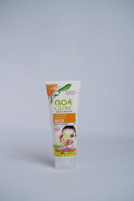 Go4Glow Lemon & Orange Mask (200gm) - Colorline Cosmeceutical