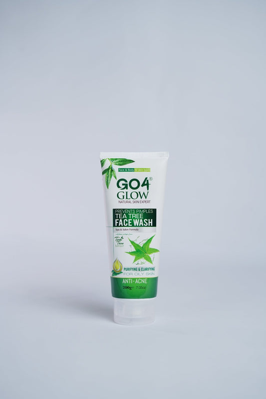 Go4Glow Tea Tree Face Wash (200gm) - Colorline Cosmeceutical