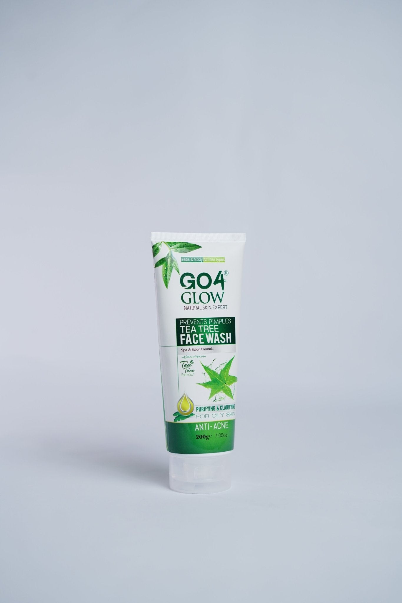 Go4Glow Tea Tree Face Wash (200gm) - Colorline Cosmeceutical